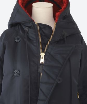 PETAL MOUTH HOOD BOMBER JACKET
