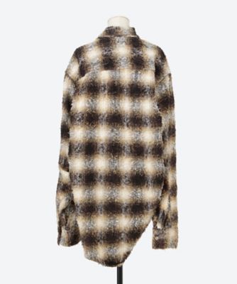 トップス doublet ZOMBIE SILHOUETTE CHECK SHIRT doublet/ダブレット】チェックシャツ ZOMBIE SILHOUETTE CHECK