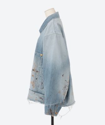 ジャケット・アウター doublet CUT OFF DENIM COVERALL 24aw doublet(ﾀﾞﾌﾞﾚｯﾄ)CUT OFF DENIM COVERALL (24AW47BL204
