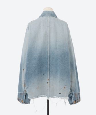 ジャケット・アウター doublet CUT OFF DENIM COVERALL 24aw doublet DOUBLET ダブレット CUT OFF DENIM COVERALL