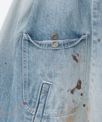 CUT OFF DENIM COVERALL | doublet (Women