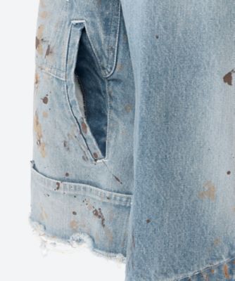 CUT OFF DENIM COVERALL | doublet (Women