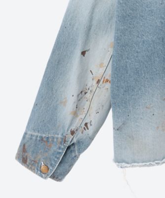 CUT OFF DENIM COVERALL | doublet (Women 