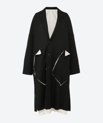 ＜sulvam (Women)＞Ｐ８ＣＬＳＳＩＣ　ＯＶＥＲ　ＣＯＡＴ　Ｍ―Ｃ０１―１００