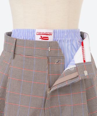 関税送料込み■CHARLES JEFFREY LOVERBOY■Glasgow ハーフパンツ Charles Jeffrey LOVERBOY(チャールズジェフリーラバーボーイ