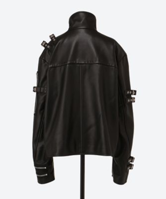 ＢＵＣＫＬＥ　ＯＶＥＲＲＬＯＡＤ　ＬＥＡＴＨＥＲ　ＪＡＣＫＥＴ　２５ＡＷ０６ＢＬ２２２