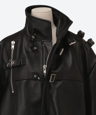 ＢＵＣＫＬＥ　ＯＶＥＲＲＬＯＡＤ　ＬＥＡＴＨＥＲ　ＪＡＣＫＥＴ　２５ＡＷ０６ＢＬ２２２