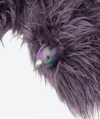 BIRD WING FUR CARDIGAN