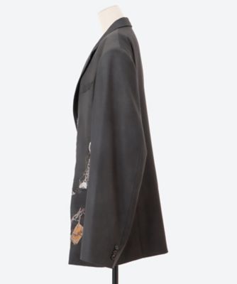 EMBROIDERED CHAIN TAILORED JACKET