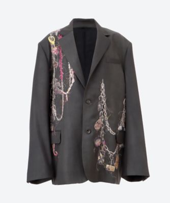 ＜doublet (Women)＞ＥＭＢＲＯＩＤＥＲＥＤ　ＣＨＡＩＮ　ＴＡＩＬＯＲＥＤ　ＪＡＣＫＥＴ　２５ＡＷ１６ＪＫ７４