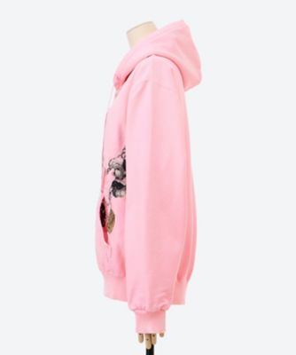 EMBROIDERED CHAIN ZIP―UP HOODIE