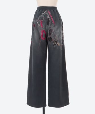 EMBROIDERED CHAIN SWEATPANTS