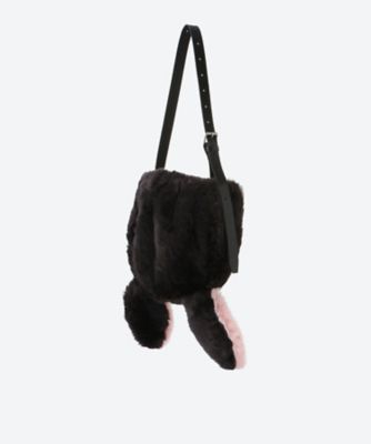 完売品 美品 Rabbit bag ハンドバッグ アニマルバッグ BALL&CHAIN/ボールアンドチェーン] D.M.RABBIT 刺繍デザイン