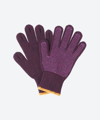 KNIT GLOVES WITH RHINESTONE