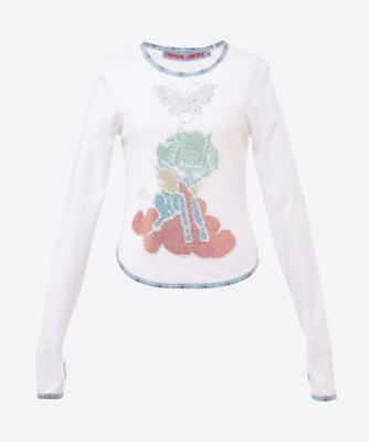 Chopova Lowenaチョポヴァロウェナ 長袖Tシャツ CHOPOVA LOWENA(チョポヴァ ロウェナ) 長袖カットソー マルチ