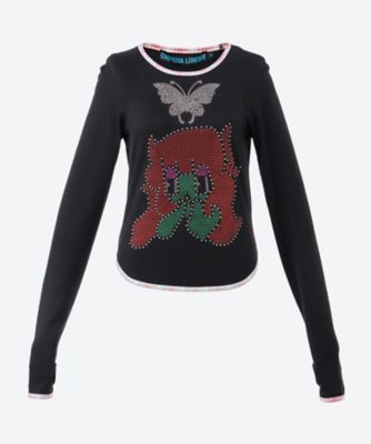 chopova lowena ポリエステル　プリントTシャツ chopova lowena ポリエステル プリントTシャツ