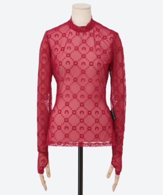 MARINE SERRE (Women) /マリーン セル カットソー WTO388 RIBBON RED トップス【三越伊勢丹/公式】