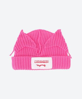 ＜CHARLES JEFFREY LOVERBOY (Women)＞ニット帽　ＣＨＵＮＫＹ　ＥＡＲＳ　ＢＥＡＮＩＥ　０５２１３０１０５