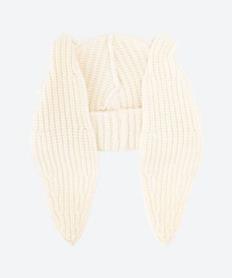 ラバーボーイ　CHUNKY EARS BEANIE / ECRU ニット帽 CHUNKY EARS BEANIE