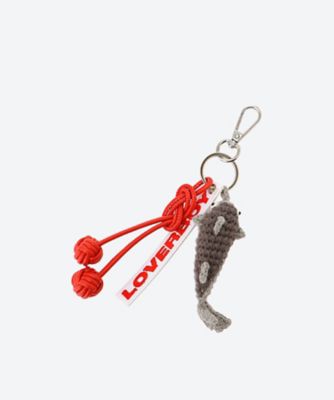 ハンドバッグ BUCKET BAG WITH FISH CHARM