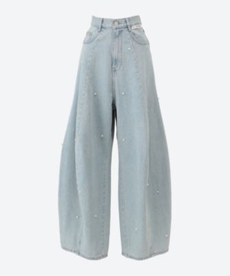 EENK プリーツデニムパンツ　韓国 デニムパンツ 25FW／KHK―JN18―SB | KIMHEKIM
