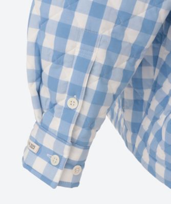 ＱＵＩＬＴＥＤ　ＧＩＮＧＨＡＭ　ＳＨＩＲＴ　ＢＬＯＵＳＯＮ　２５ＡＭＭ０２０２