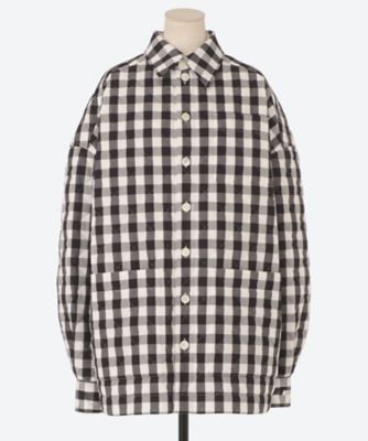 ＱＵＩＬＴＥＤ　ＧＩＮＧＨＡＭ　ＳＨＩＲＴ　ＢＬＯＵＳＯＮ　２５ＡＭＭ０２０２