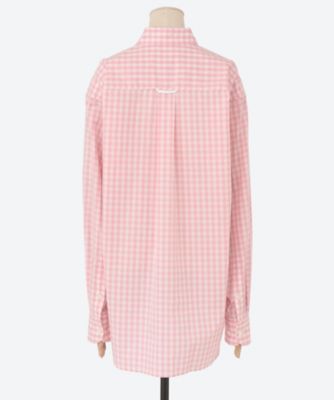 トップス TSTS / 2 GINGHAM SHIRT / PINK AND RED TSTS GINGHAM SHIRT 25AMM0203 | TSTS