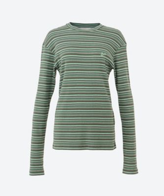 ＜ERL (Women)＞カットソー　ＵＮＩＳＥＸ　ＳＴＲＩＰＥＤ　ＬＯＮＧ　ＳＬＥＥＶＥＤ　Ｔ―ＳＨＩＲＴ　１１Ｔ０１９