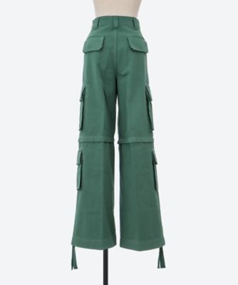 パンツ lig. wie cargo pants 大阪店WEB限定受注制【Chikashitsu +】zip cargo pants | OUR