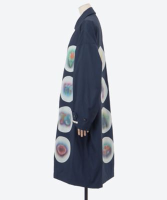 NYLON MISTY LENTICULAR COAT