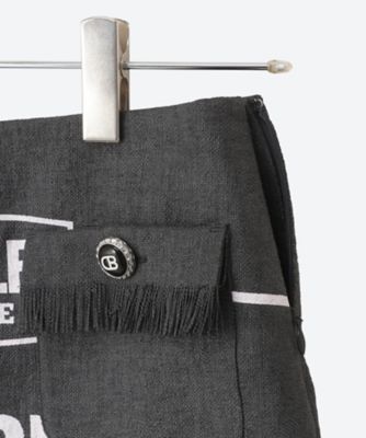 SANDBAG TWEED SKIRT 6S／26SS24SK17