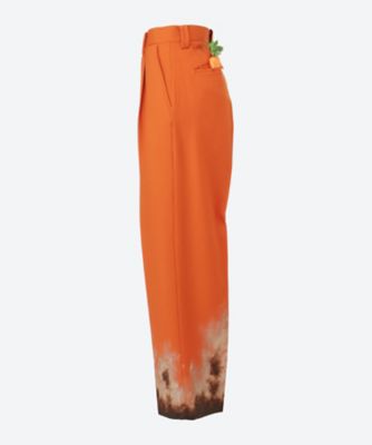 MUD―HAND―PAINTED TAILORED TROUSER