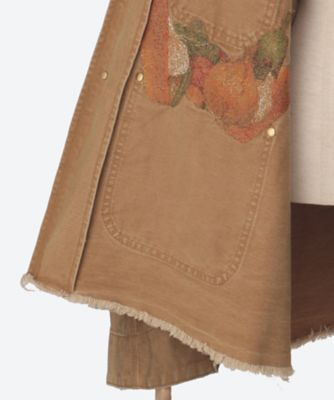 VEGETABLE EMBROIDERY WORK JACKET 6S
