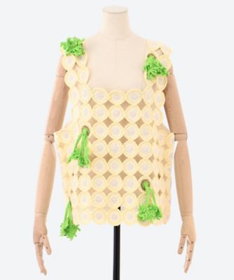 ＜doublet (Women)＞ＳＬＩＣＥＤ　ＣＡＲＲＯＴ　ＣＲＯＣＨＥＴ　ＴＡＮＫ　２６ＳＳ６０ＫＮ２１７