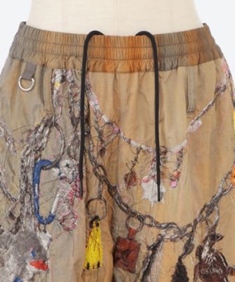 EMBROIDERED CHAIN TRACK PANTS 6S