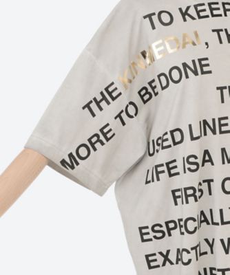 KINMEDAI LINE MESSAGE TEE 6S