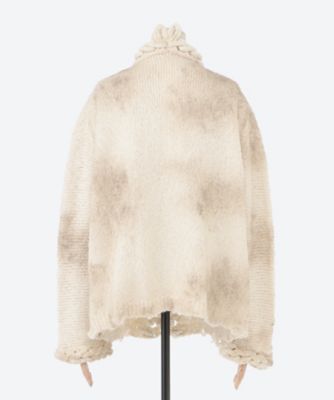 CHAINED SLASH KNIT CARDIGAN 6S