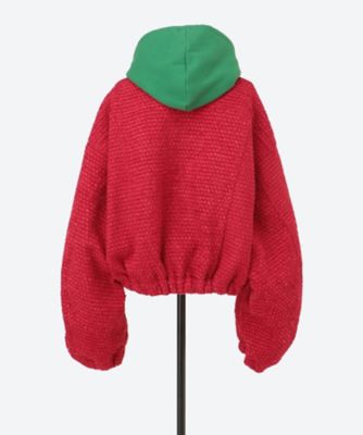 PUFFED STRAWBERRY TRUCKER JACKET 6S