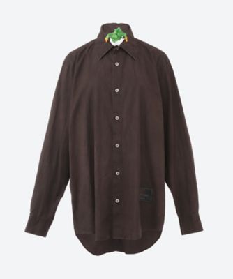 ＜doublet (Women)＞ＭＵＤ―ＤＹＥＤ　ＳＨＩＲＴ　ＷＩＴＨ　ＣＯＬＬＡＲ　ＫＥＥＰＥＲ６Ｓ／２６ＳＳ０３ＳＨ１６６