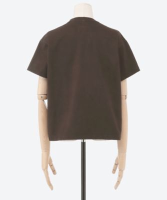 TIGHT―FIT MUD―DYED T―SHIRT WITH SHFU