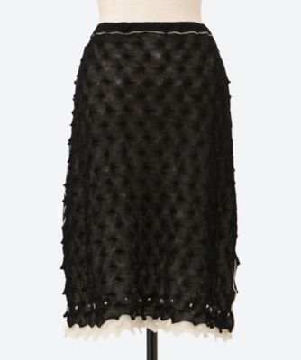 完売・美品 ヤンヤン Yan Yan daisy skirt ニットスカートXS YanYan