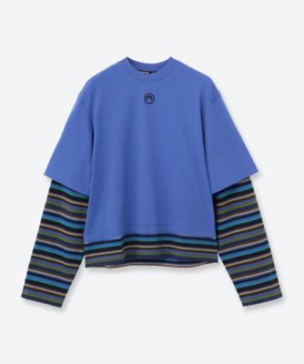 ＜MARINE SERRE (Women) ＞カットソー　ｍａｒｉｎｅ２６ＳＳ／ＵＴＴ０１２Ａ