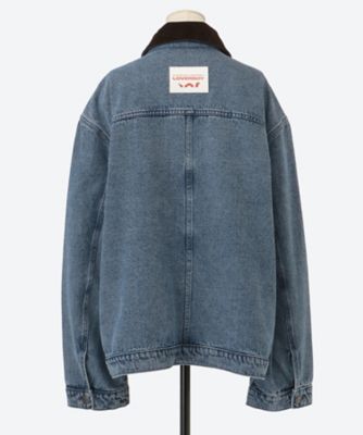 ブルゾン DENIMJACKETWITHCORDUROY 