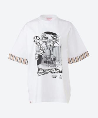 ＜CHARLES JEFFREY LOVERBOY (Women)＞カットソー　ＡＢＢＥＹＲＯＡＤＴＵＲＮＵＰＴＥＥ　ＬＯＶＥＲＢＯＹ　６Ｓ／０６２１００８０２