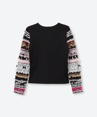 12/7まで出品　Chopova Lowena 総柄ロンT カットソー CL SS26／2437 | Chopova Lowena (Women