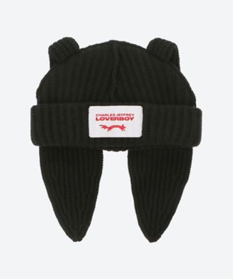 ＜CHARLES JEFFREY LOVERBOY (Women)＞帽子　ＣＨＵＮＫＹＲＡＢＢＩＴＢＥＡＮＩＥ　ＬＯＶＥＲＢＯＹ　６Ｓ／０５２１３２６０２