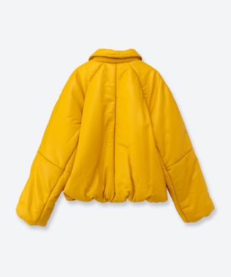 INFLATED BALLOON LEATHER JACKET 6F