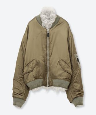 ジャケット・アウター doublet CUT OFF OVERSIZED BOMBER JACKET 楽天市場】doublet ジャケットの通販