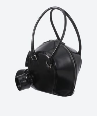 GAS MASK LEATHER HANDBAG 6F